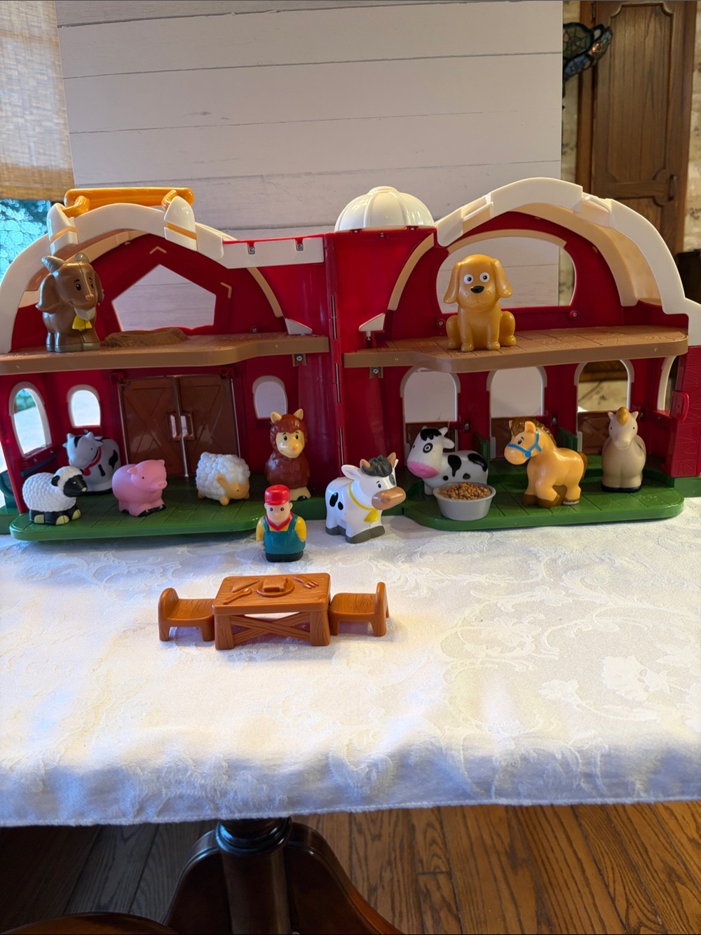 Battat Kids Barn Playset with Animal Figures
